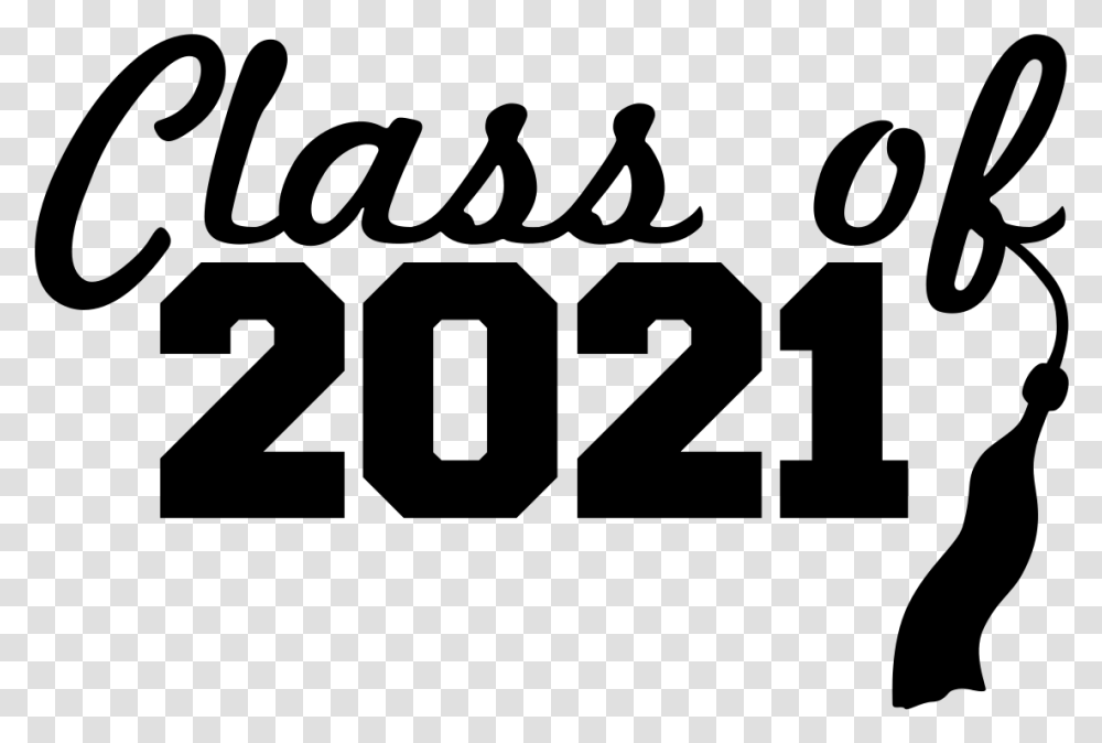 Class Of 2021 Cursive Text And Tassel Sticker Class Of 2021, Gray, World Of Warcraft Transparent Png