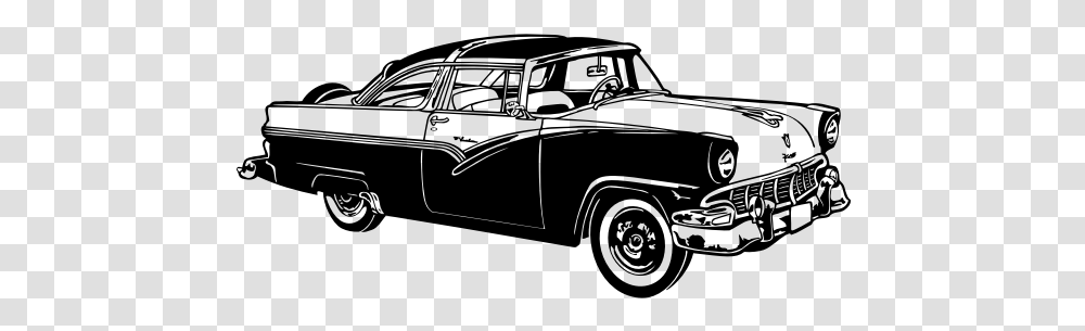 Classic American Car Silhouette Classic Car Pic Art, Gray, World Of Warcraft, Halo Transparent Png