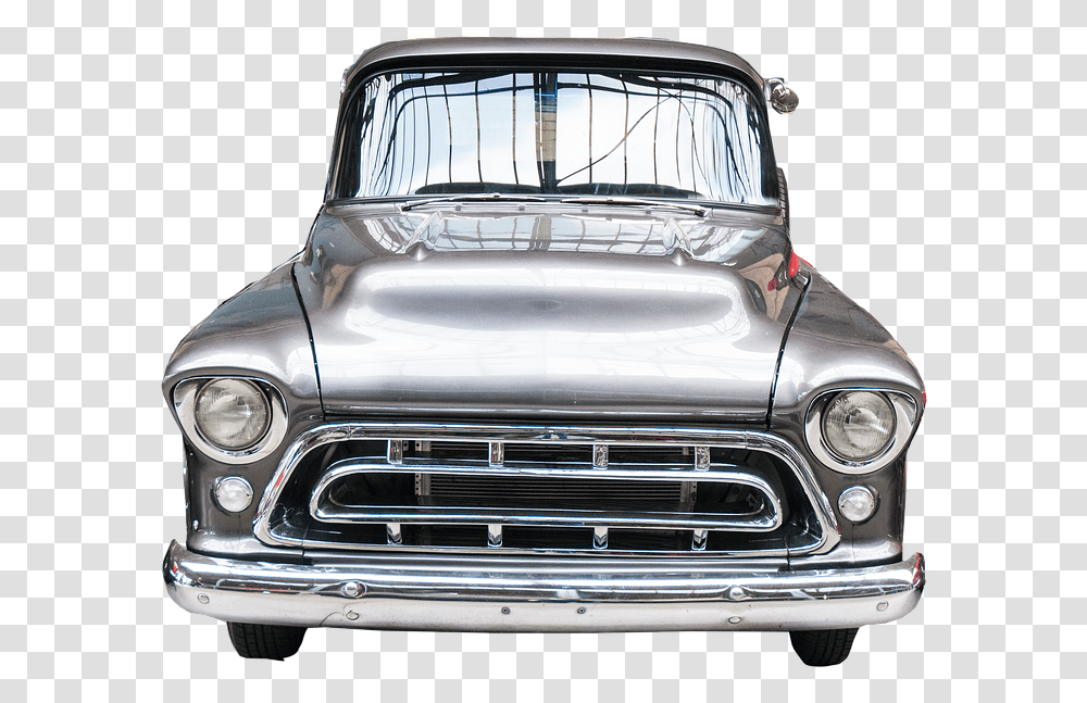 Classic American Truck Car Old, Vehicle, Transportation, Automobile, Light Transparent Png