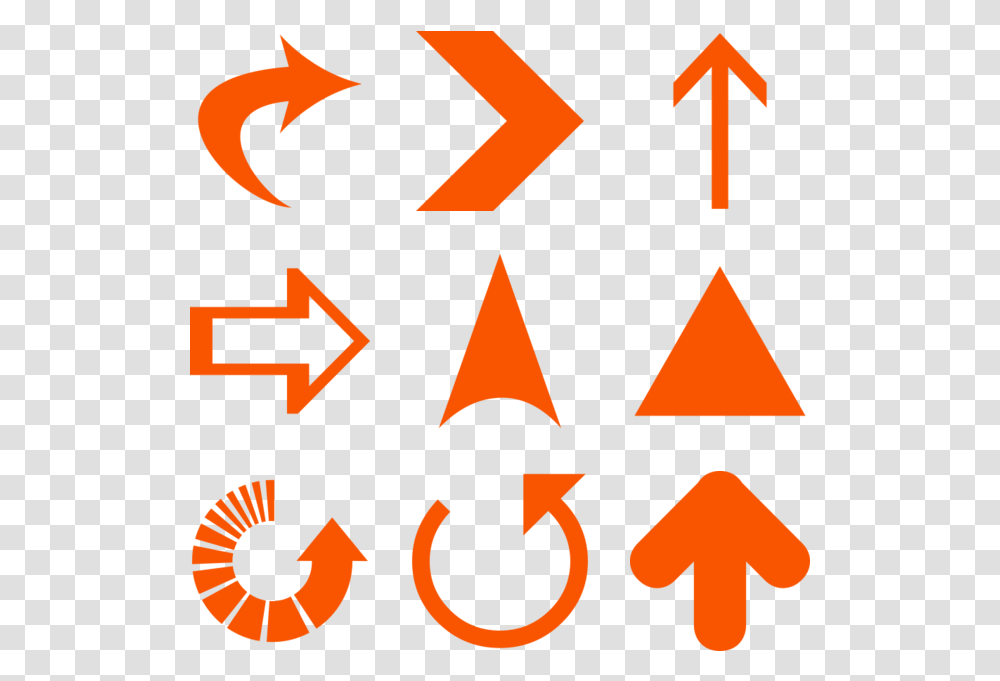 Classic Arrows Icon In Style Simple Orange, Poster, Advertisement Transparent Png