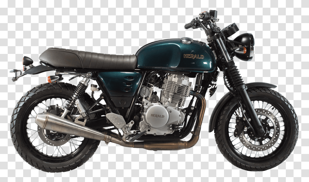 Classic Bristol 400i Cafe Racer, Motorcycle, Vehicle, Transportation, Machine Transparent Png