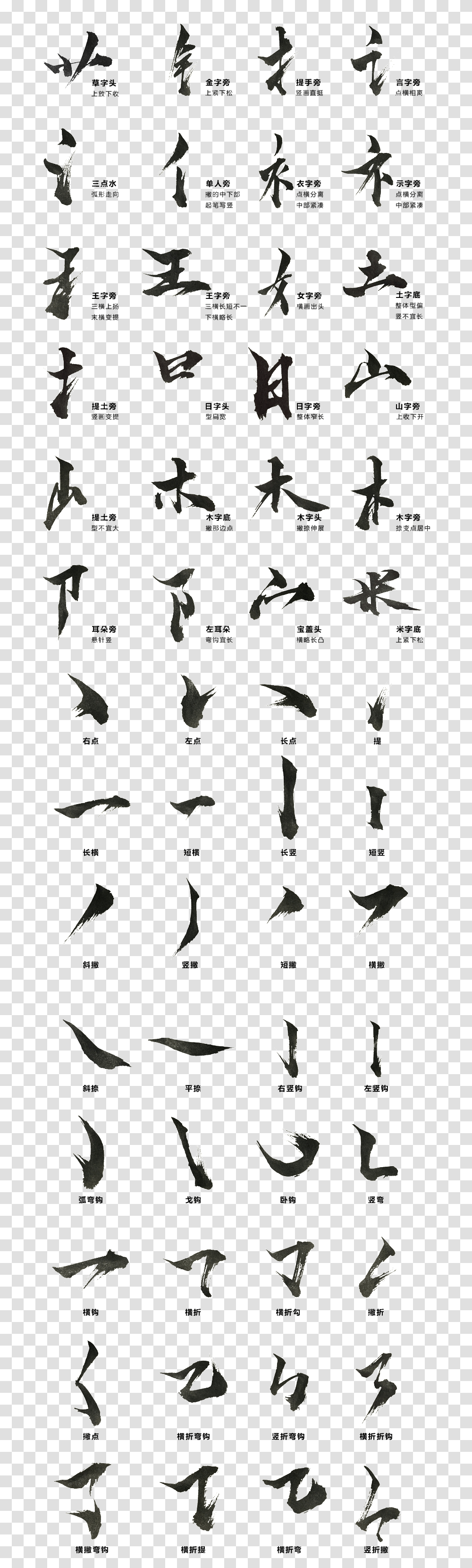 Classic Brush Calligraphy Brushstroke, Animal, Bird, Bat, Mammal Transparent Png