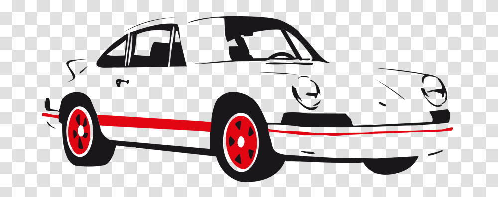Classic Car Black And White Clipart, Tire, Vehicle, Transportation, Wheel Transparent Png