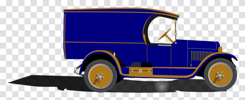 Classic Car Svg Clip Arts Download Download Clip Art Antique Car, Van, Vehicle, Transportation, Moving Van Transparent Png