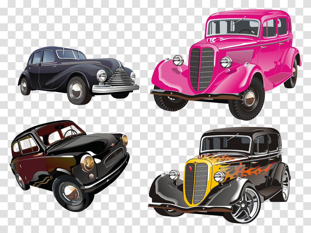 Classic Car Vintage Car Classic Car Vector, Vehicle, Transportation, Wheel, Machine Transparent Png