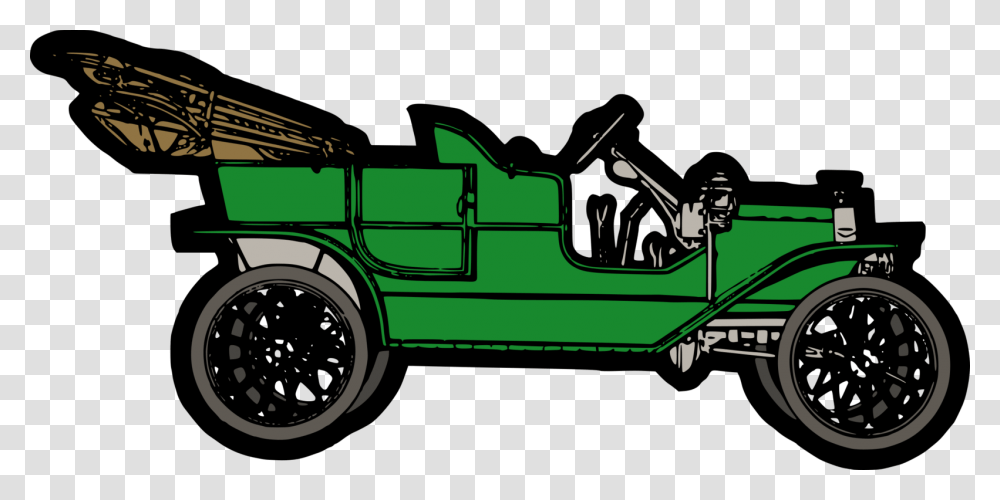 Classic Cartoy Vehicleantique Car Model T Ford Clipart, Transportation, Automobile, Fire Truck, Wheel Transparent Png