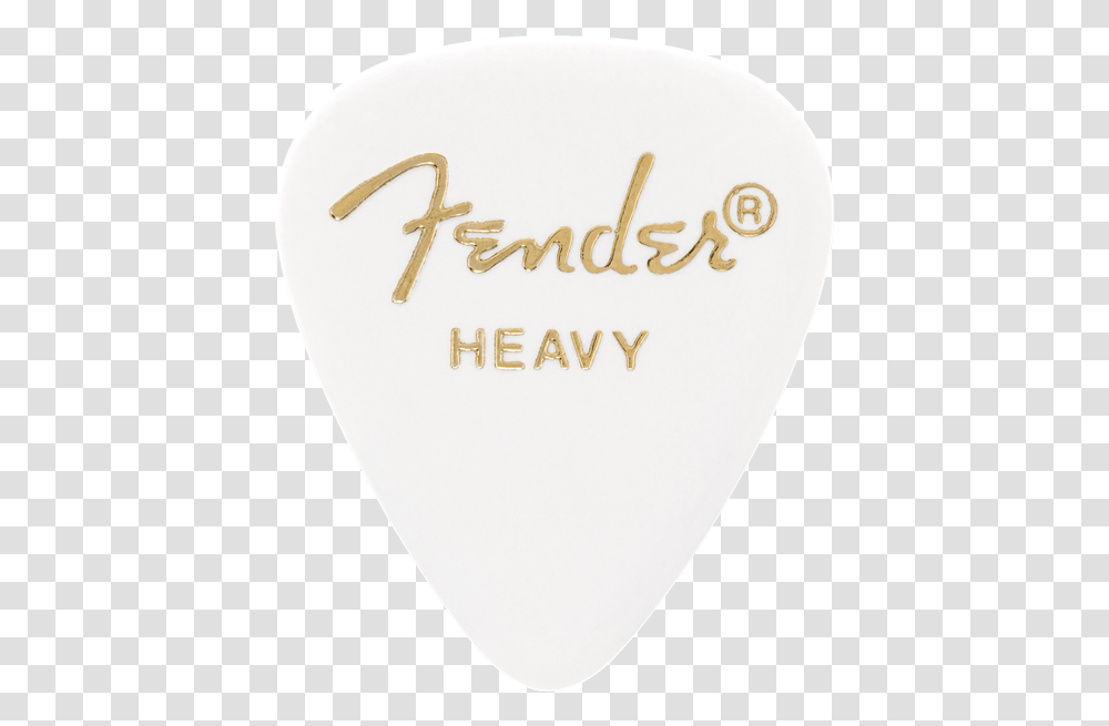 Classic Celluloid Heavy White Fender Musical Instruments Corporation, Plectrum Transparent Png