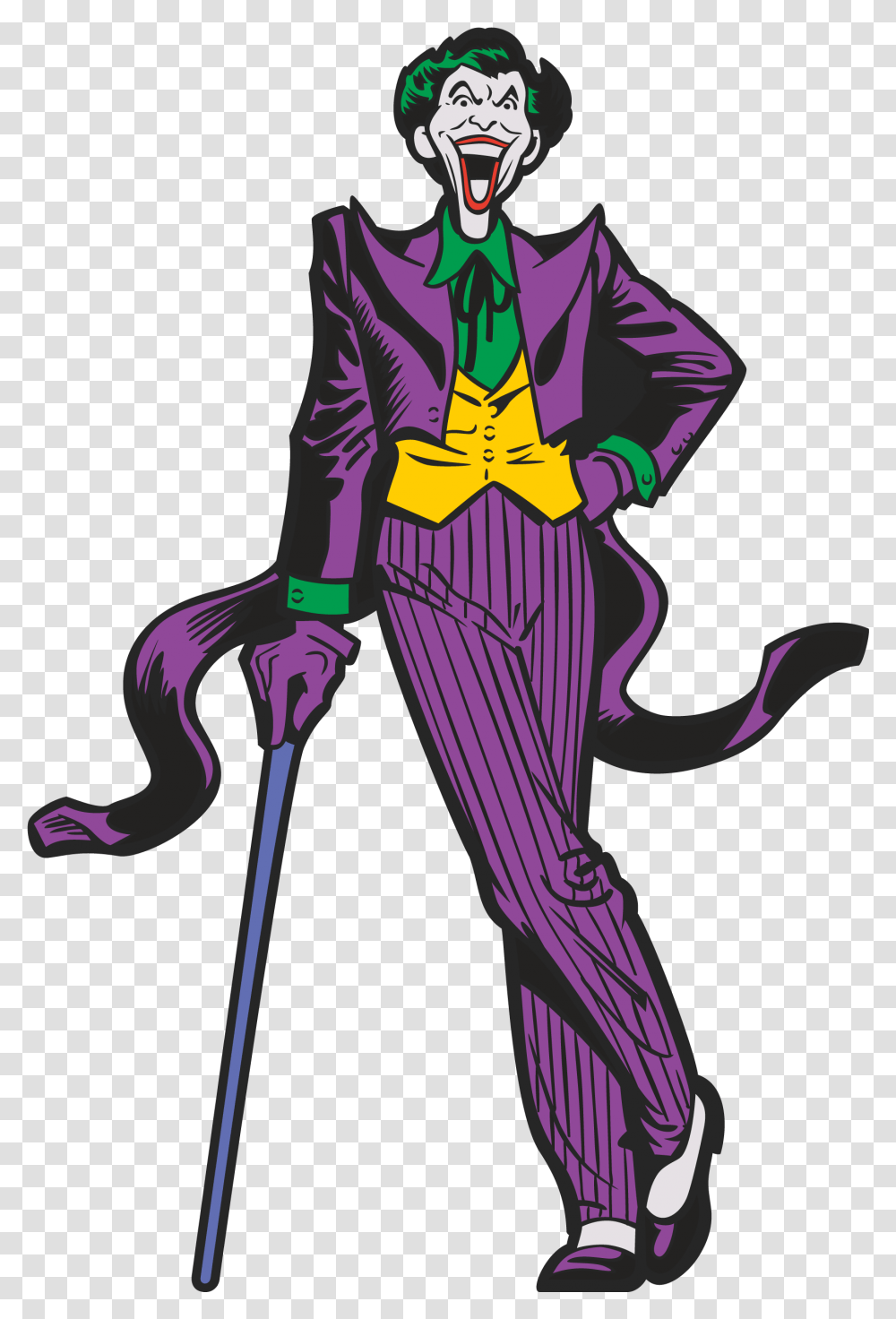 Classic Comic Book Joker, Performer, Person, Human, Costume Transparent Png