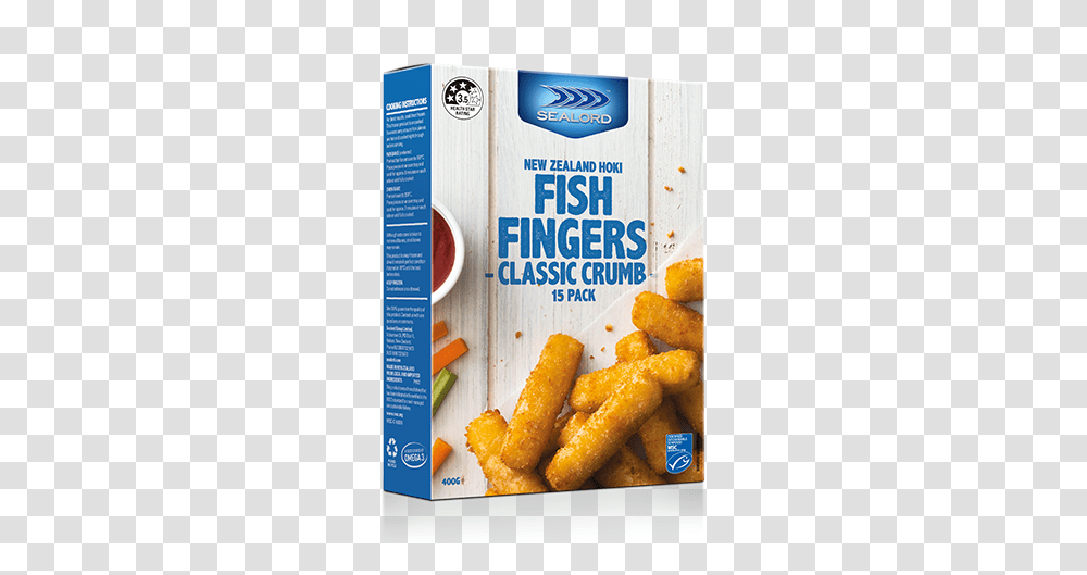 Classic Crumb Hoki Fish Fingers Frozen Fish Sealord Nz, Nuggets, Fried Chicken, Food, Flyer Transparent Png