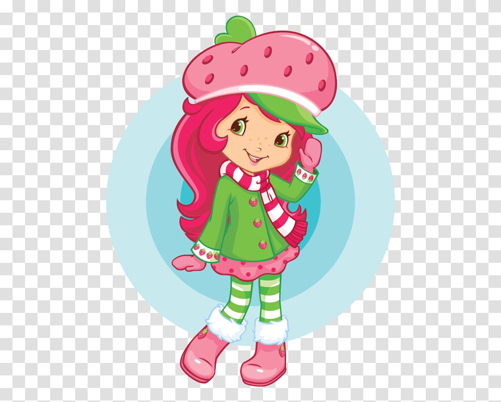Classic Cute Strawberry Shortcake, Person, Costume, Female, Face Transparent Png