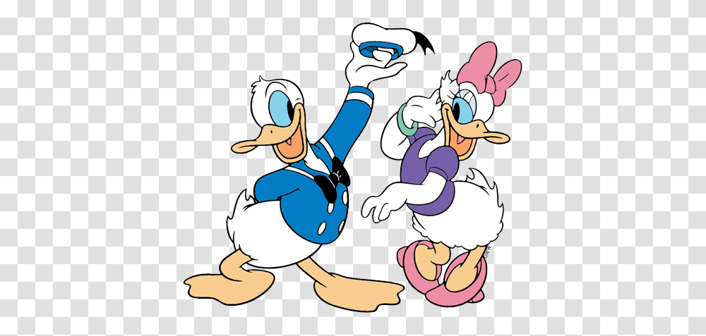 Classic Donald Daisy Duck Clip Art Disney Clip Art Galore, Washing, Comics, Book, Painting Transparent Png