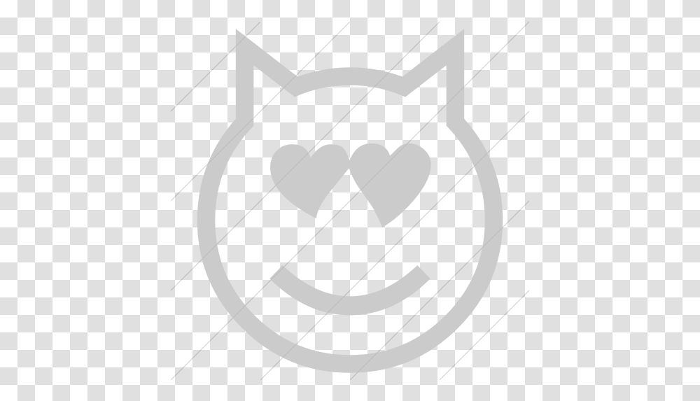 Classic Emoticons Smiling Cat Emoji Domain, Symbol, Stencil, Batman Logo, Label Transparent Png