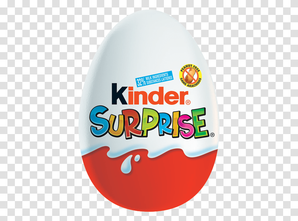 Classic Kinder Egg Kinder Surprise Chocolate Egg, Label, Food, Logo Transparent Png