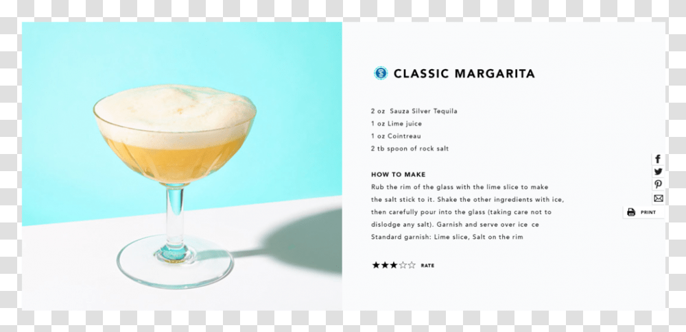 Classic Margarita, Cream, Dessert, Food, Latte Transparent Png