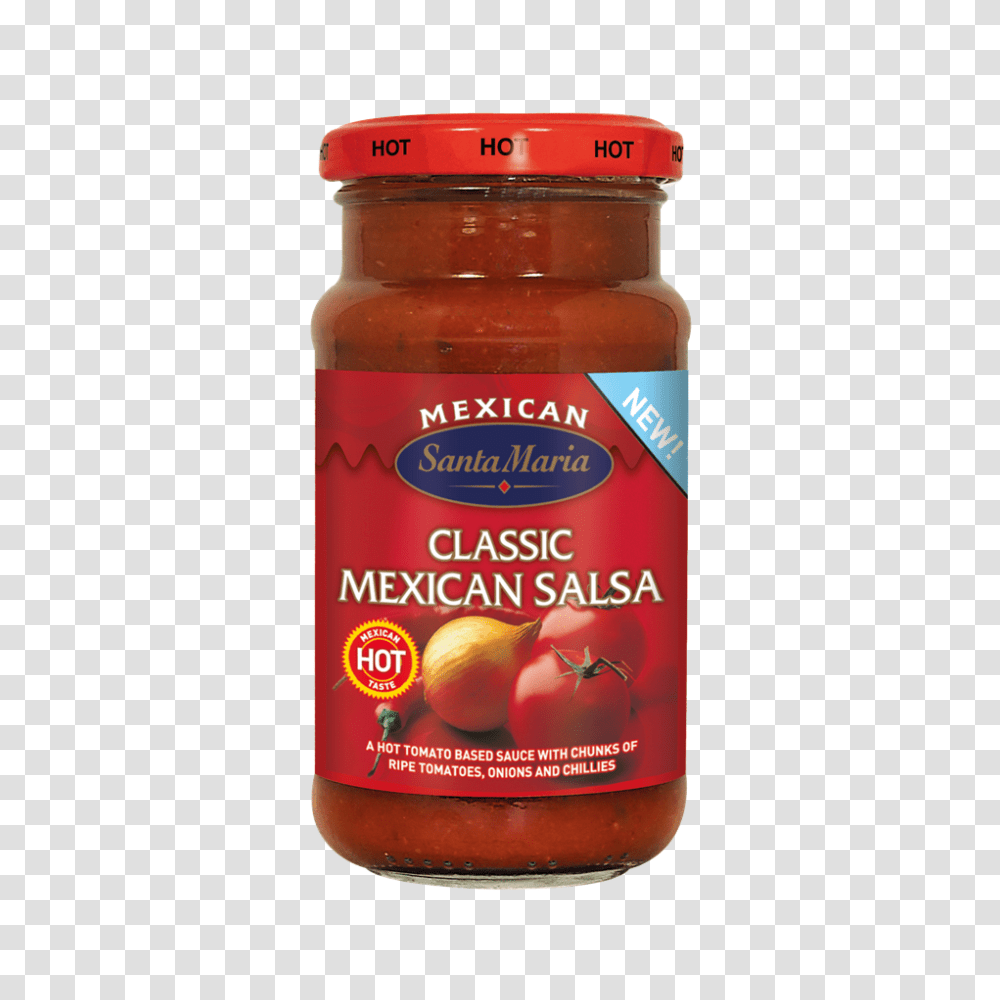 Classic Mexican Salsa Hot, Ketchup, Food, Relish, Pickle Transparent Png