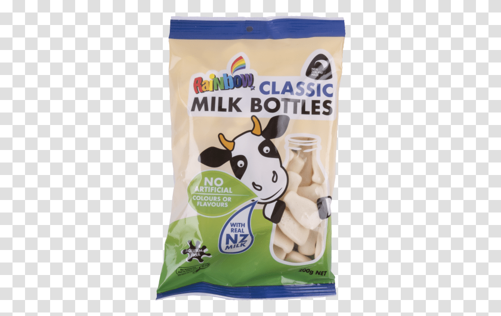 Classic Milk Bottles 200g Dairy Cow, Food, Plant, Mammal, Animal Transparent Png