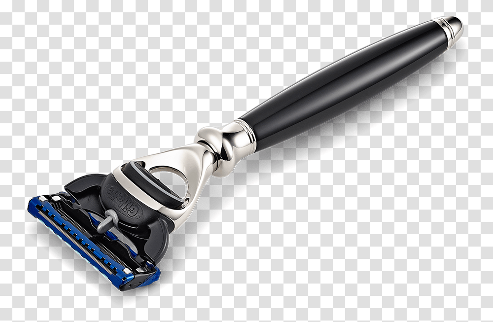 Classic Nickel And Black 5 Blade Razor Art Of Shaving Classic Black Amp Nickel Plated, Weapon, Weaponry Transparent Png