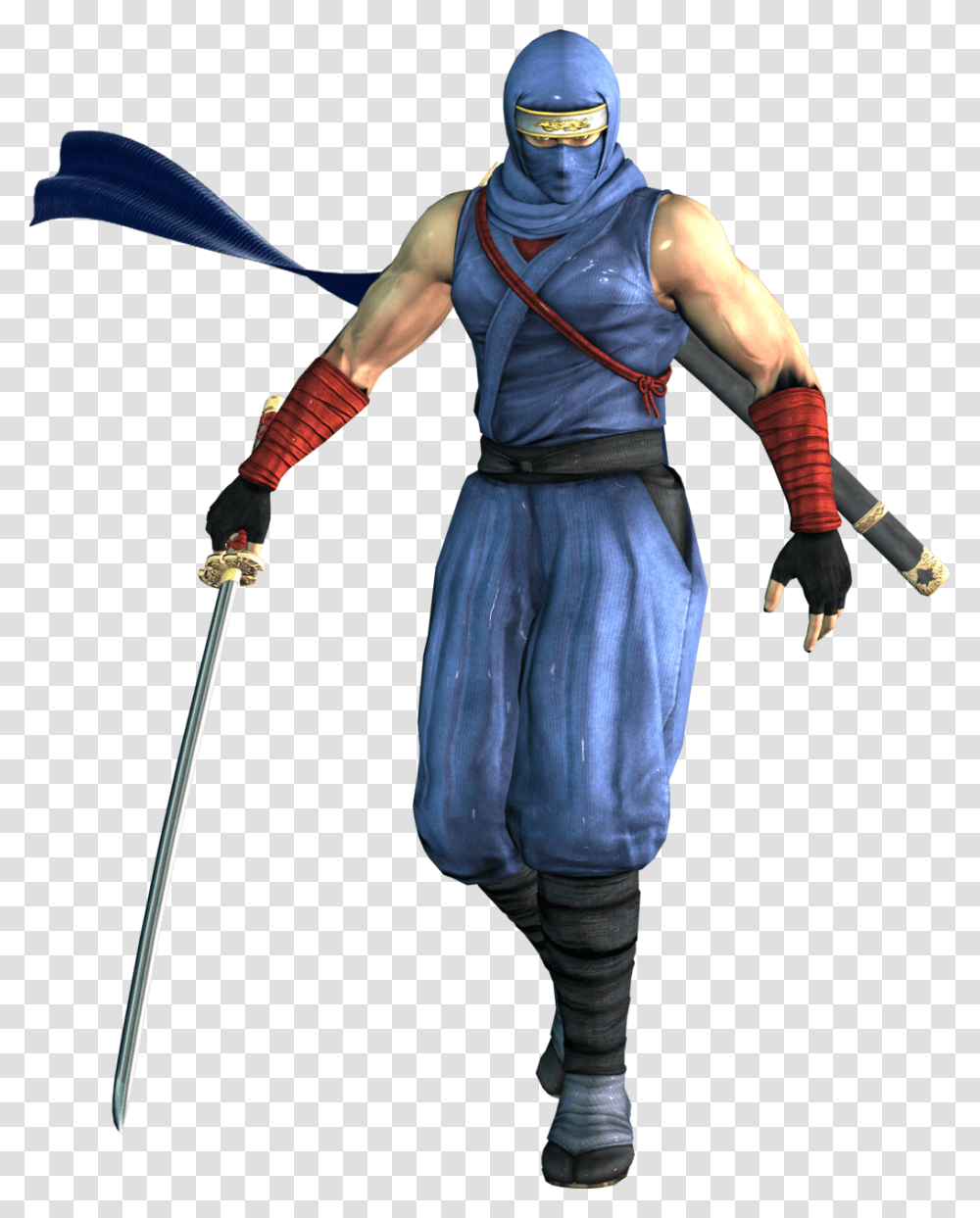 Classic Ninja Gaiden Ryu Hayabusa, Person, Human, Bow, Costume Transparent Png