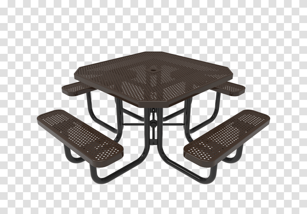 Classic Octagon Picnic Table, Furniture, Coffee Table, Rug Transparent Png