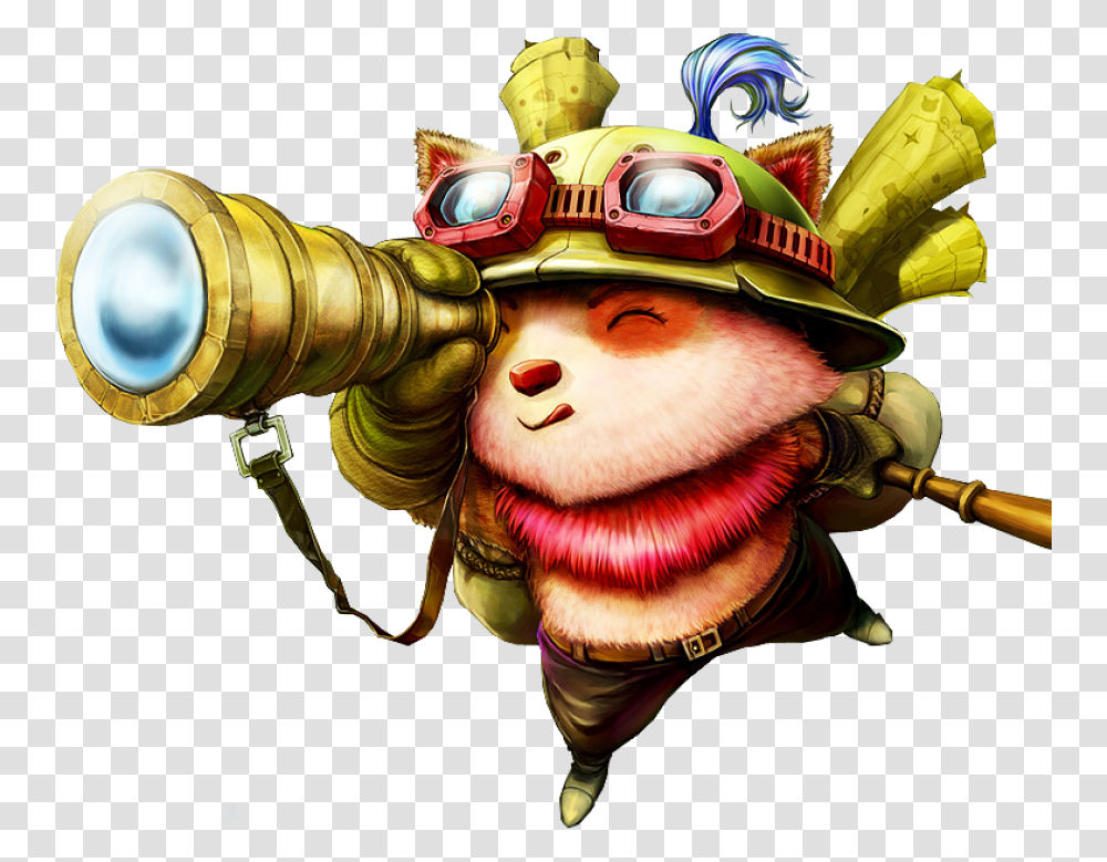 Classic Old Teemo Scout Splashart Image League Of Legends Teemo, Person, Human, Helmet Transparent Png