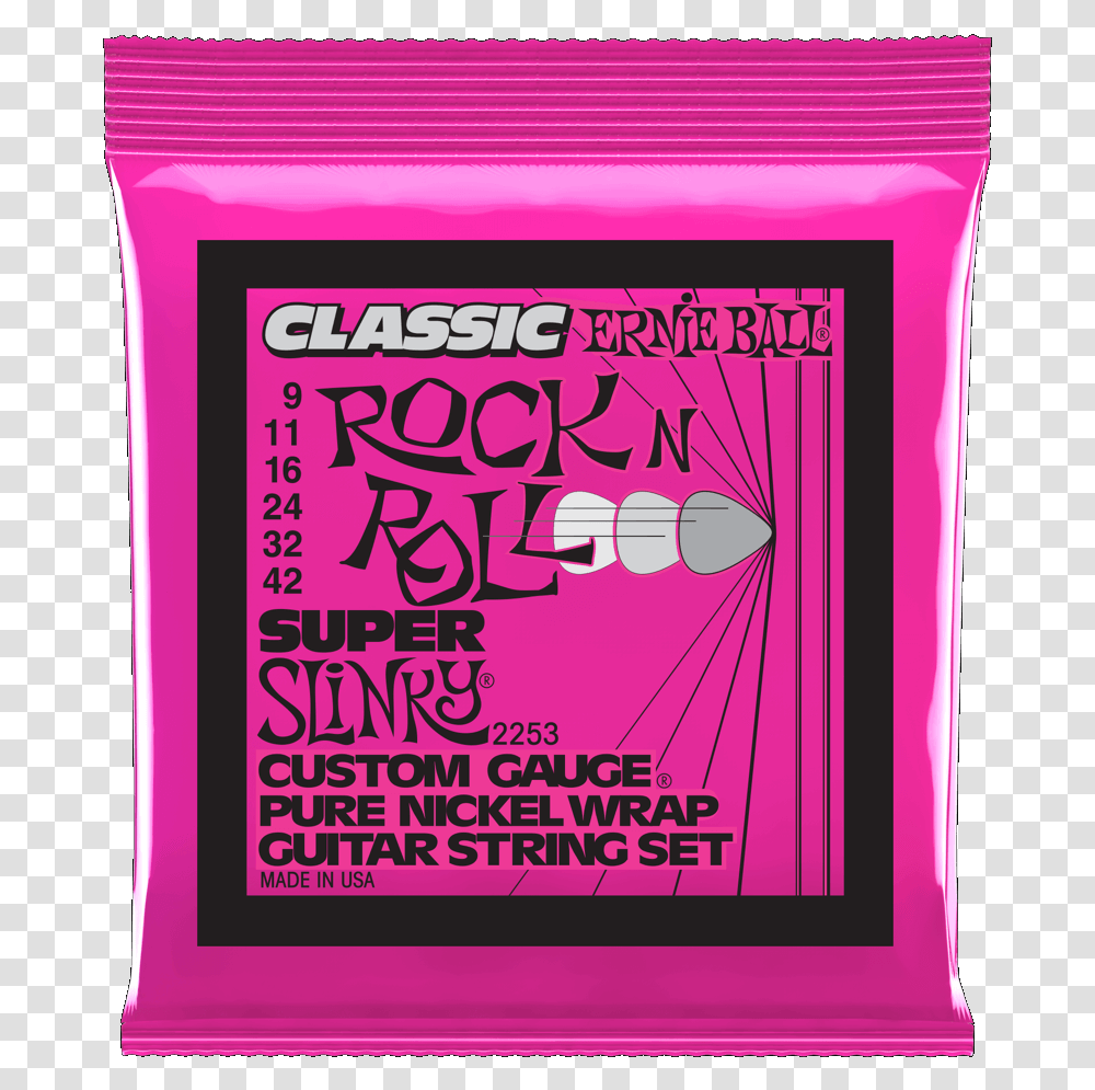 Classic Pure Nickel Ernie Ball Super Slinky, Poster, Advertisement, Cushion, Pillow Transparent Png