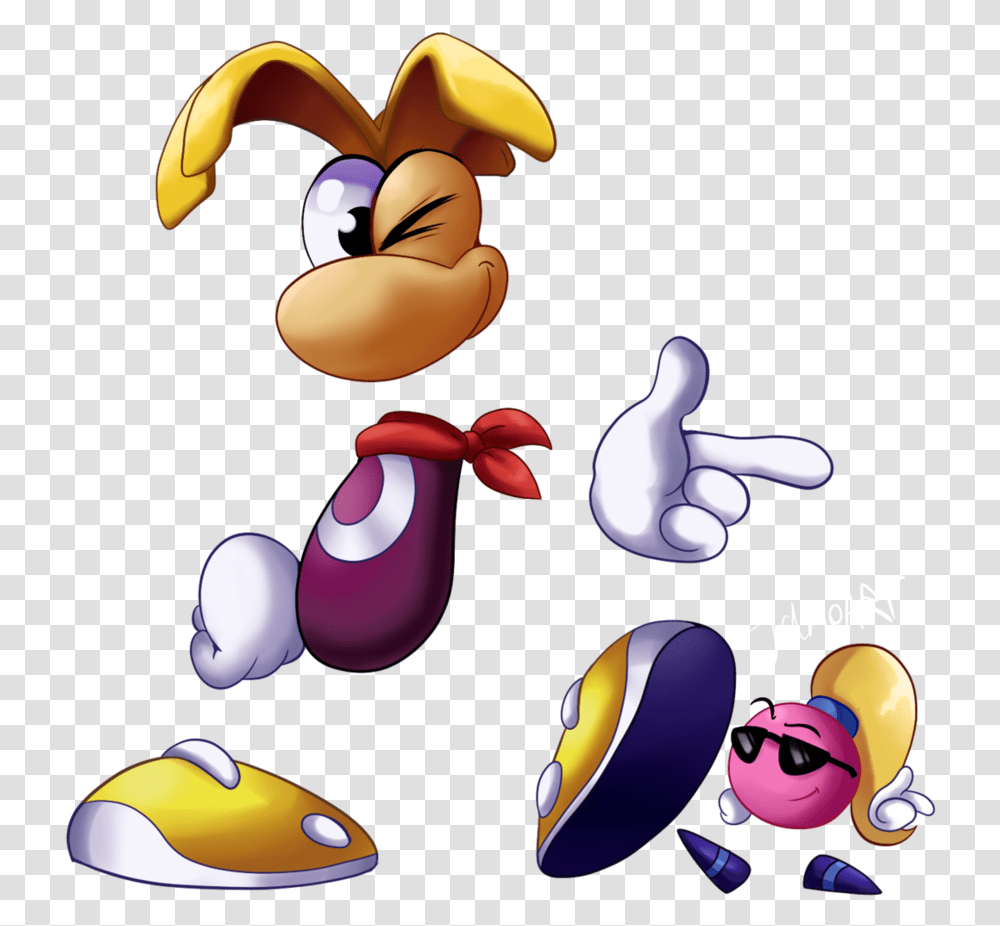 Classic Rayman, Super Mario Transparent Png