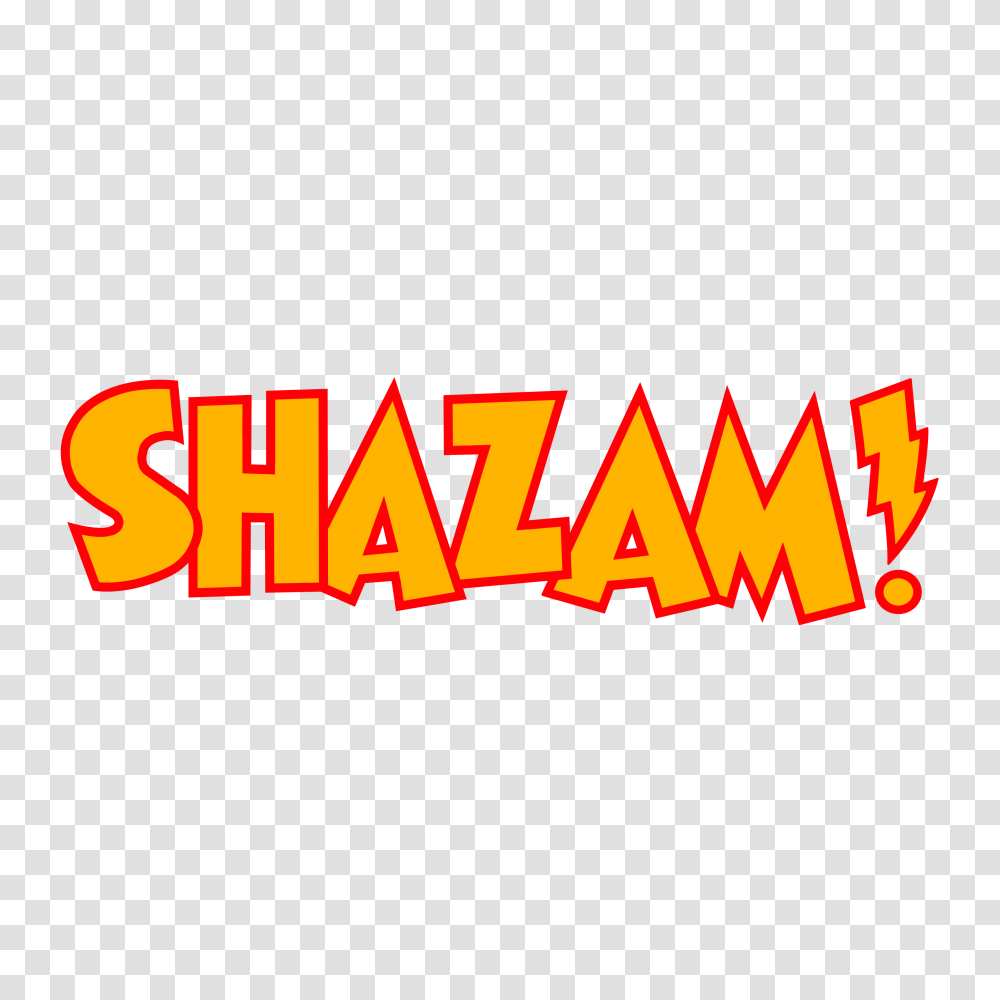 Classic Shazam Logo Created With Photoshop Character Title, Label, Word Transparent Png