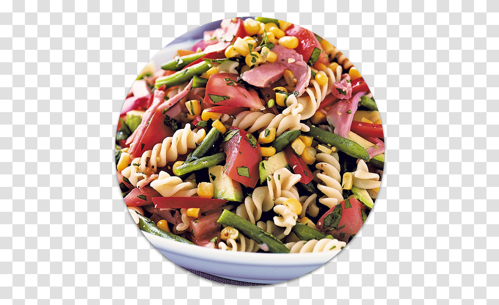 Classic Sides Pasta Salad Recipe, Meal, Food, Dish, Bowl Transparent Png
