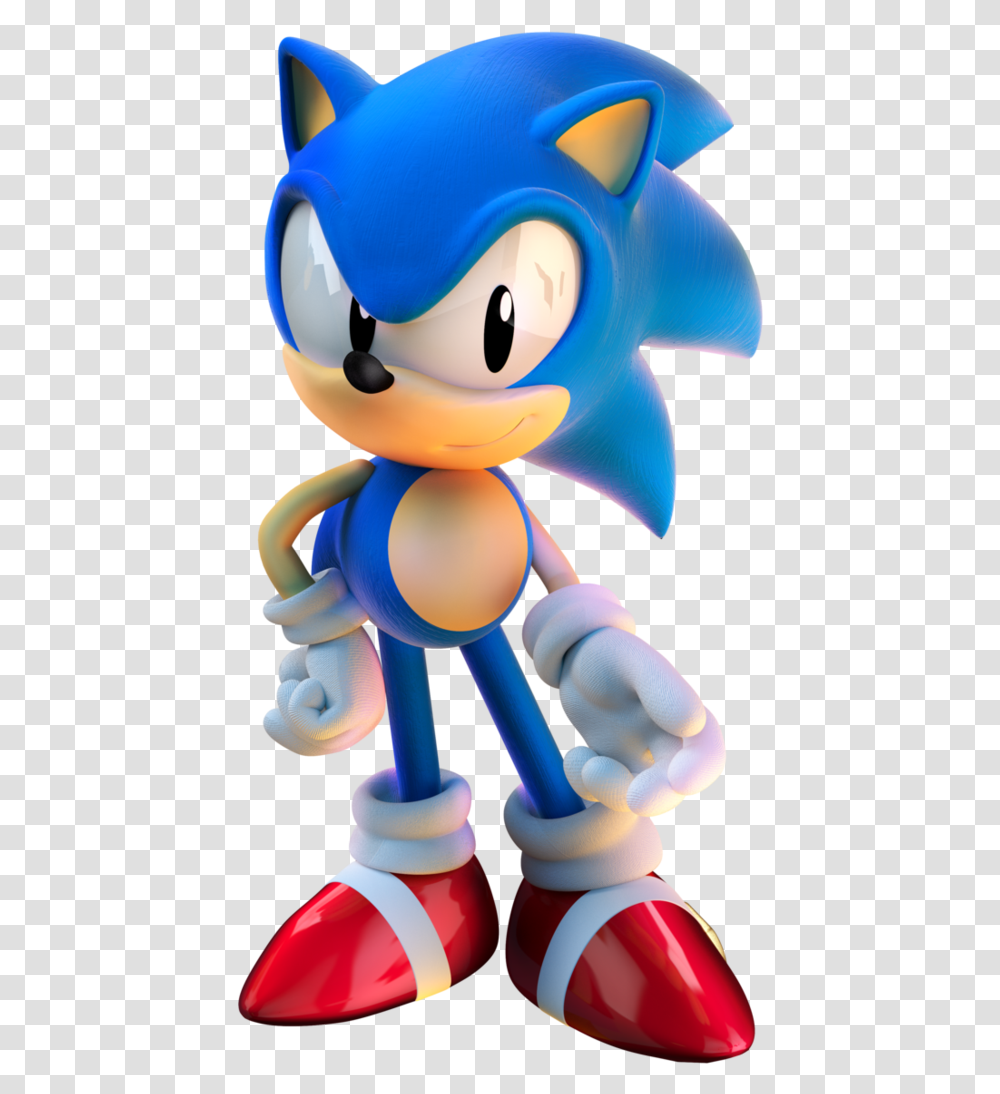 Classic Sonic Classic Dreamcast And Modern Sonic, Toy, Figurine, Doll Transparent Png
