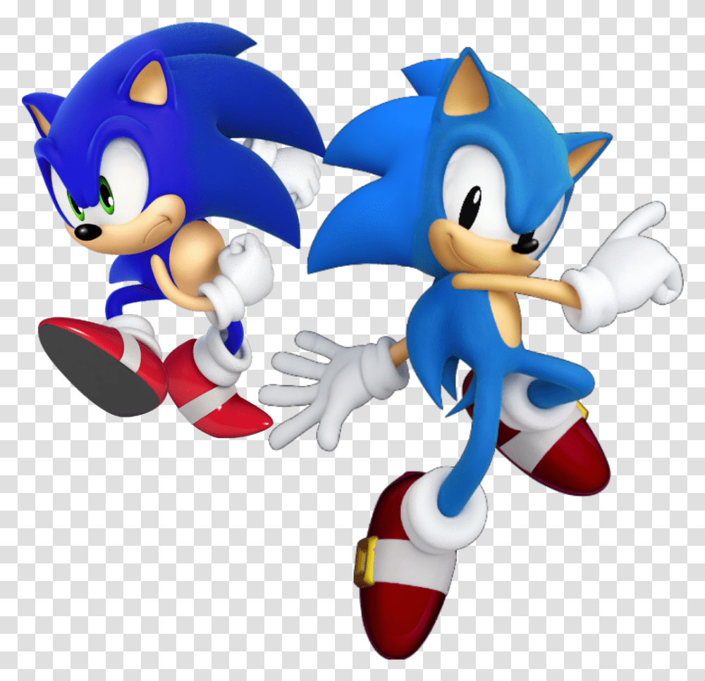 Classic Sonic Sonic The Hedgehog Classic And Modern, Toy, Dragon Transparent Png