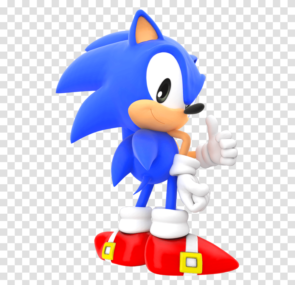 Classic Sonic The Hedgehog Classic Sonic T Pose, Toy, Finger, Thumbs Up, Hand Transparent Png