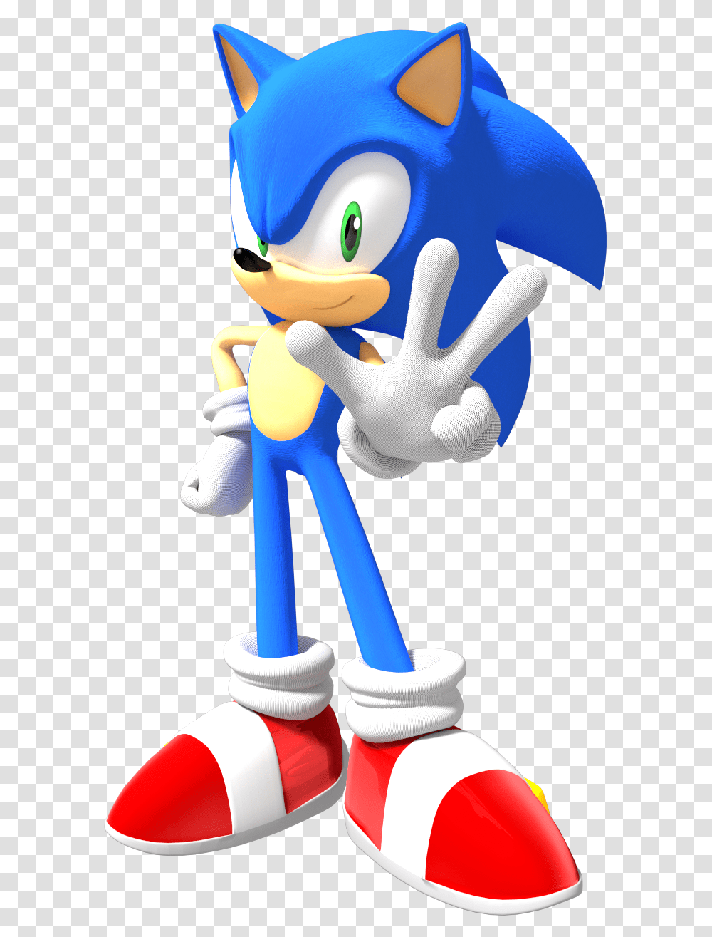 Classic Sonic The Hedgehog Sonic The Hedgehog Pose, Toy, Figurine, Pac Man, Inflatable Transparent Png