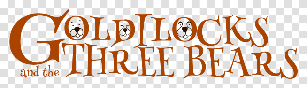 Classic Story Goldilocks And The Three Bears Logo, Alphabet, Label, Calligraphy Transparent Png