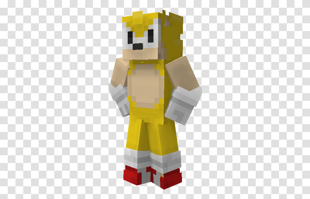 Classic Super Sonic Minecraft Skin Toy, Fence, Barricade Transparent Png