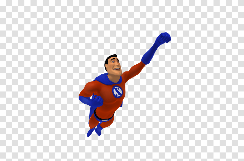 Classic Superhero Is Flying To The Rescue Dedipic, Person, People, Sport, Team Sport Transparent Png