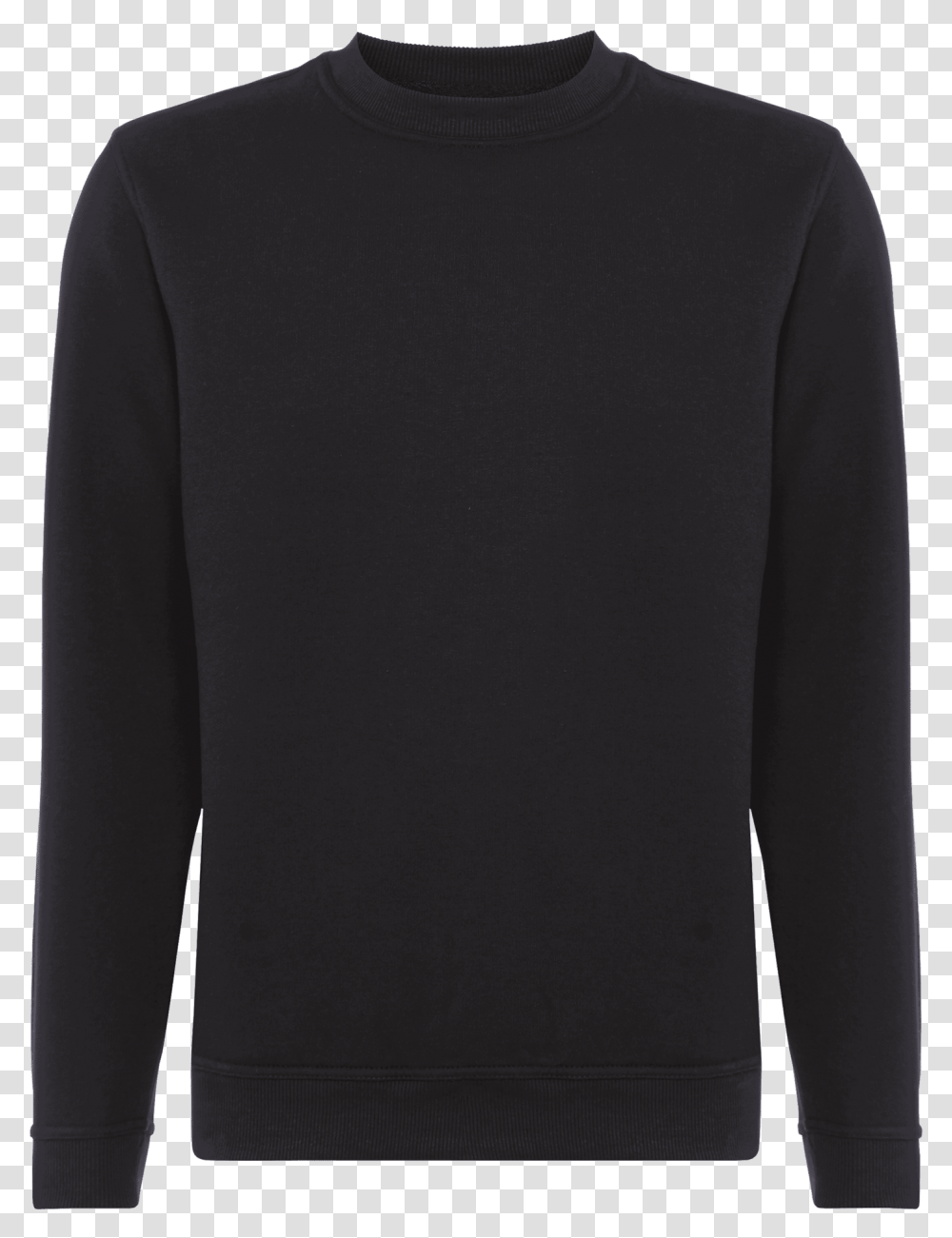 Classic Sweatshirt Sweatshirts Amp Hoodies School Plain Black Cardigan, Sleeve, Apparel, Long Sleeve Transparent Png