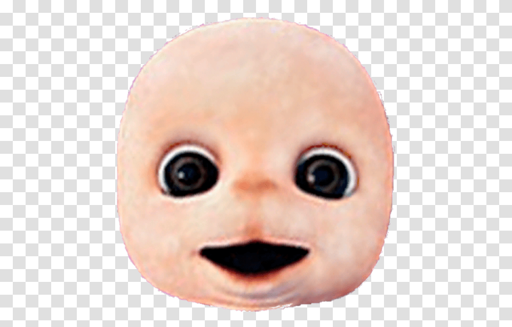 Classic Teletubby Face Teletubbie Face, Head, Person, Human, Alien Transparent Png