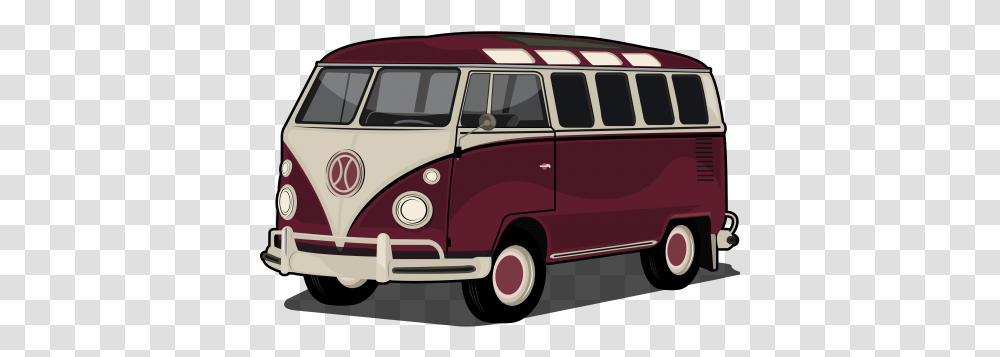 Classic Van Vector Van Car Vector, Minibus, Vehicle, Transportation, Caravan Transparent Png