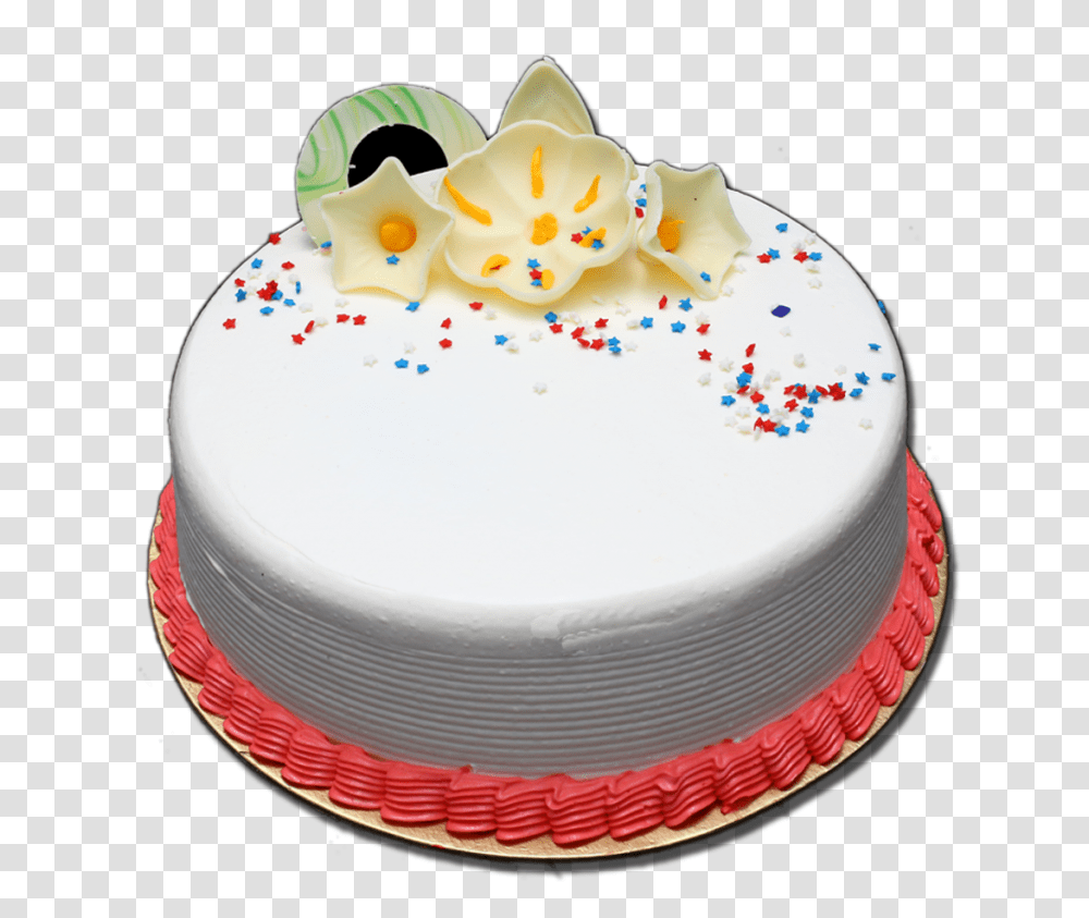 Classic Vanilla Cake California Fried Chicken And Pastry Shop, Birthday Cake, Dessert, Food, Icing Transparent Png