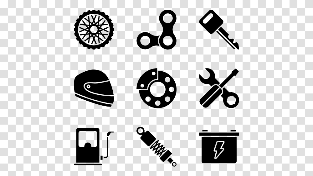 Classic Vector Symbol Motorcycle Parts Vector, Gray, World Of Warcraft Transparent Png