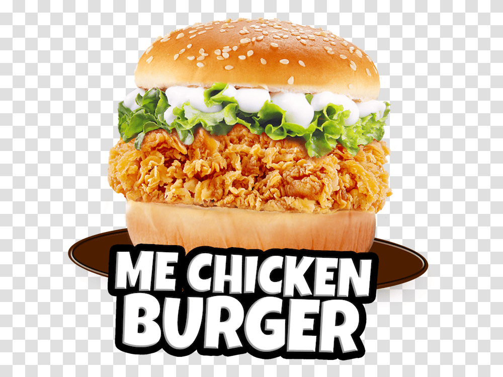 Classic Veg Burger Hamburger, Food, Advertisement Transparent Png