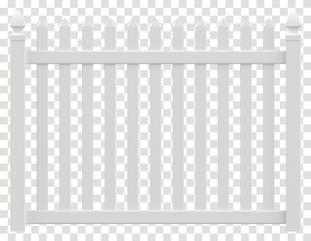 Classic Vinyl Picket Fence Superior 1 1 2 Deluxe Picket Fence, Gate, Rug Transparent Png