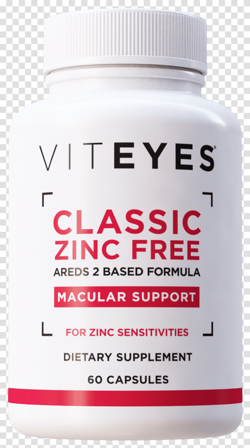 Classic Zinc Free Areds 2 Based Formula Macular Support Dominos Coupon, Bottle, Cosmetics, Sunscreen Transparent Png