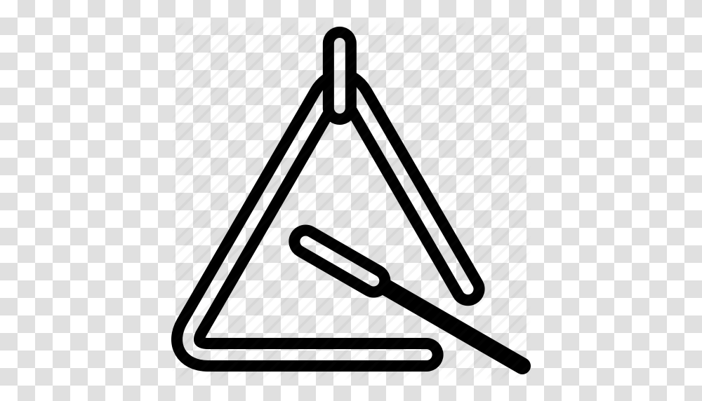 Classical Idiophone Instrument Musical Orchestra Percussion, Triangle, Hanger Transparent Png