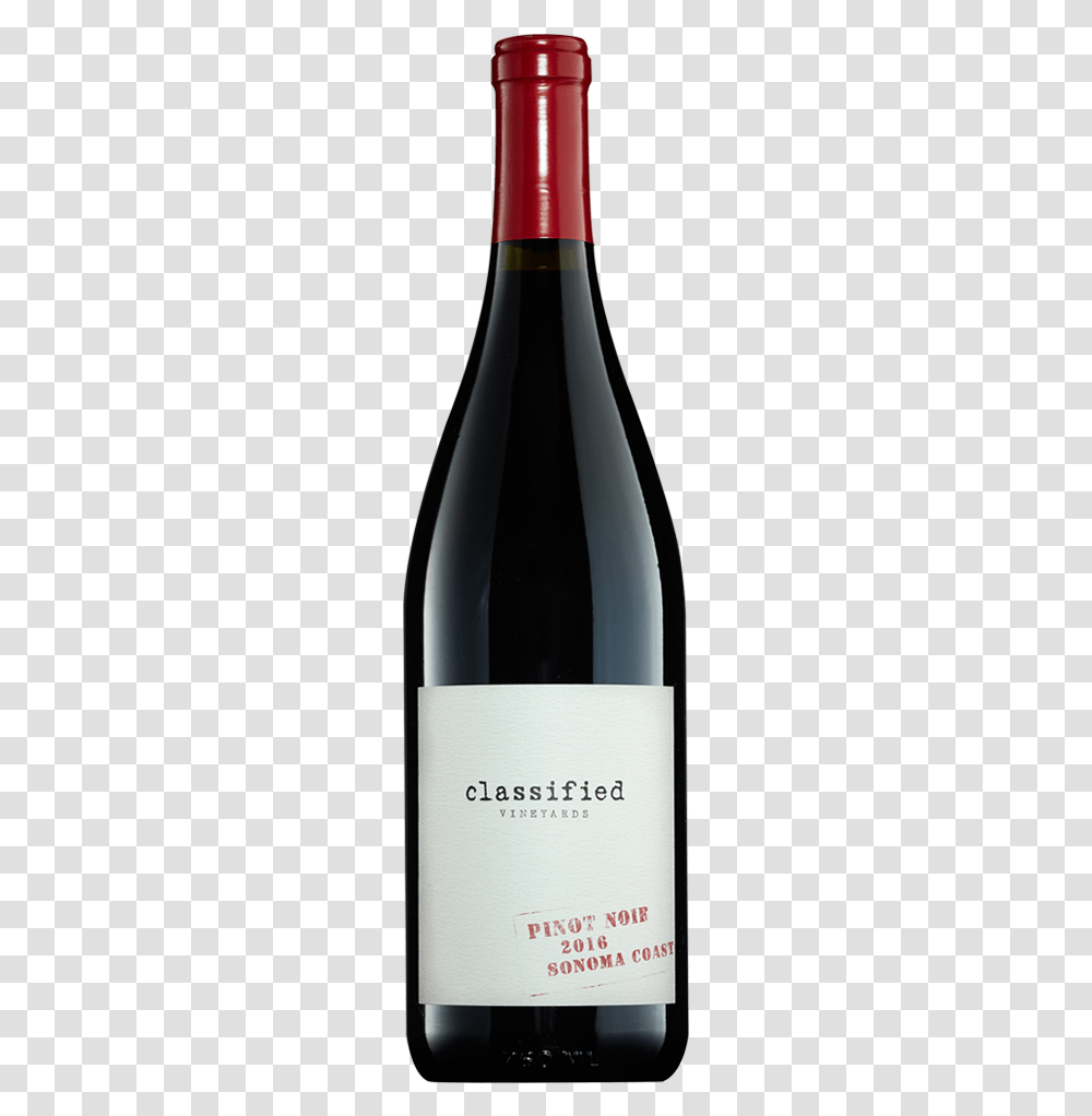 Classified Bottle No Back Senses Russian River Valley Pinot Noir 2017, Alcohol, Beverage, Drink, Wine Transparent Png