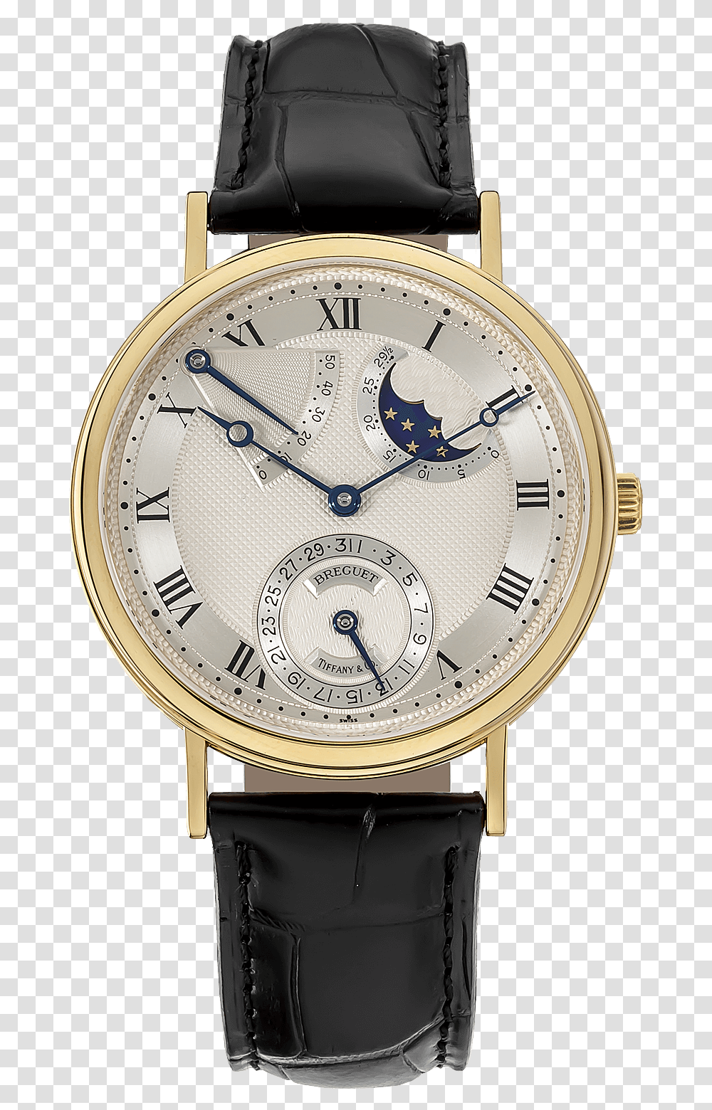 Classique Power Reserve Moon Phase Yellow Gold Automatic Breguet, Wristwatch, Clock Tower, Architecture, Building Transparent Png
