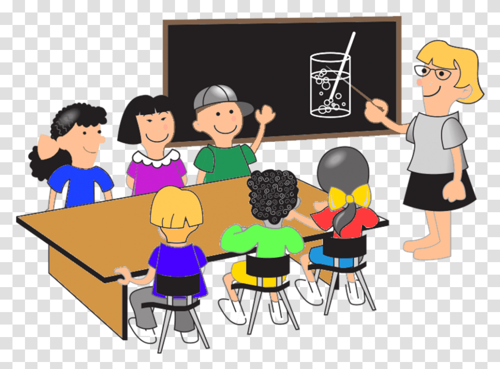 Classroom Clip Art For Preschool Free Clipart Image Classroom Clip Art, Teacher, Person, Human, People Transparent Png