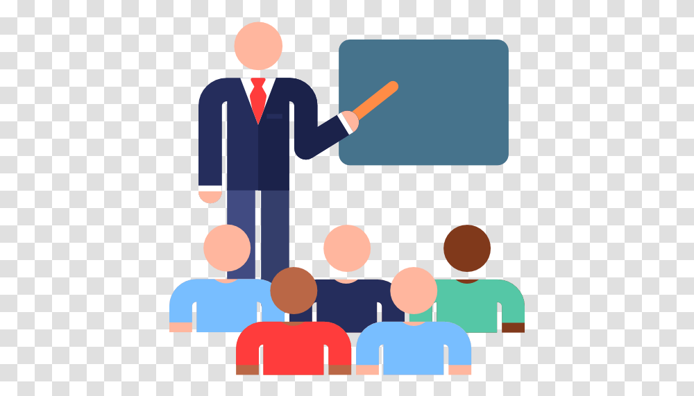 Classroom Free People Icons Flat Classroom Icon, Audience, Crowd, Speech, Lecture Transparent Png