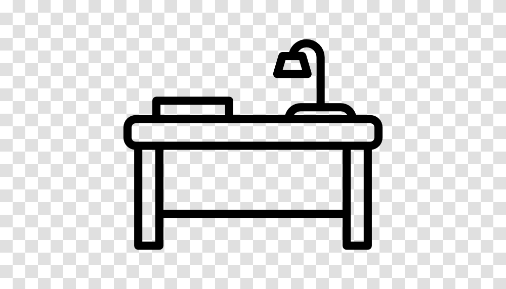 Classroom Icon, Silhouette, Furniture, Table, Desk Transparent Png