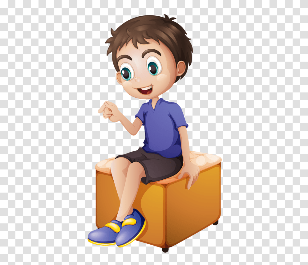 Classroom Labels Boys Children And Clip Art, Person, Human, Furniture, Toy Transparent Png